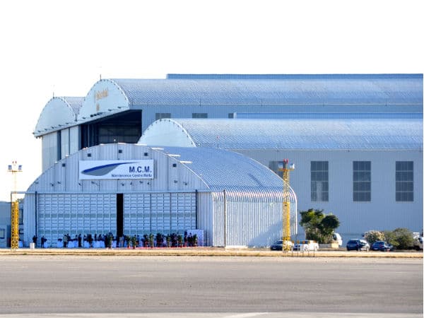 malta steel airplane hangar
