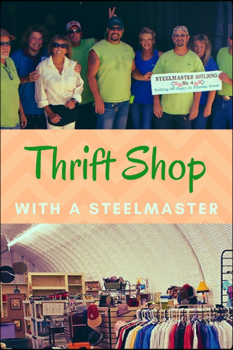 steel building being used as a thrift store in Nevada