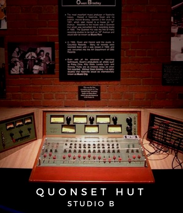 sound board of Studio B Quonset Hut