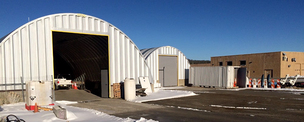 Quonset Huts in California for steel commercial storage