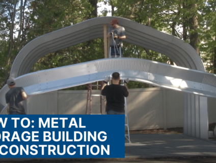 How to: Metal Storage Building Kit Construction
