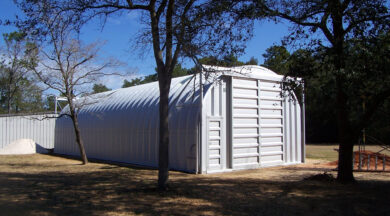 Frank Hodges batting dome in Florida