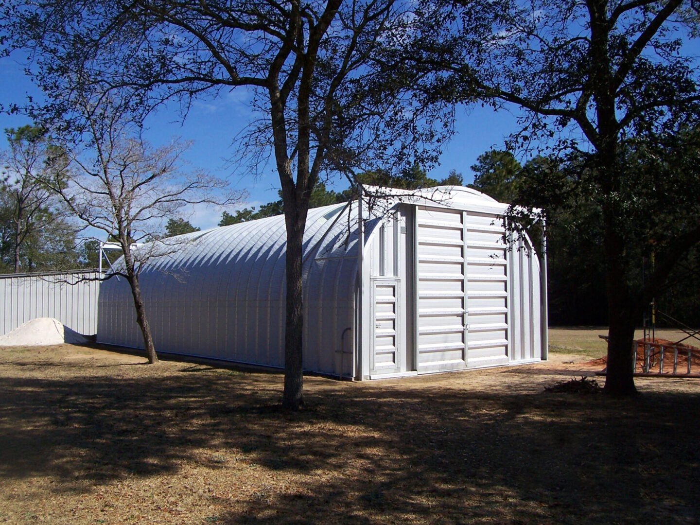 Frank Hodges batting dome in Florida