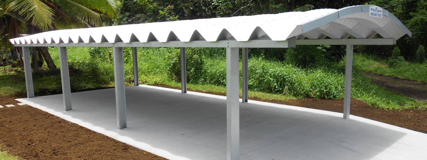 C-Model Carport SteelMaster Quonset