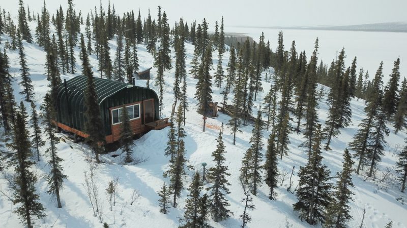 A-Model cabin in remote Alaska
