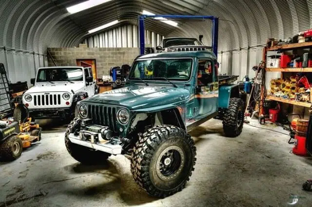 interior of A-Model garage