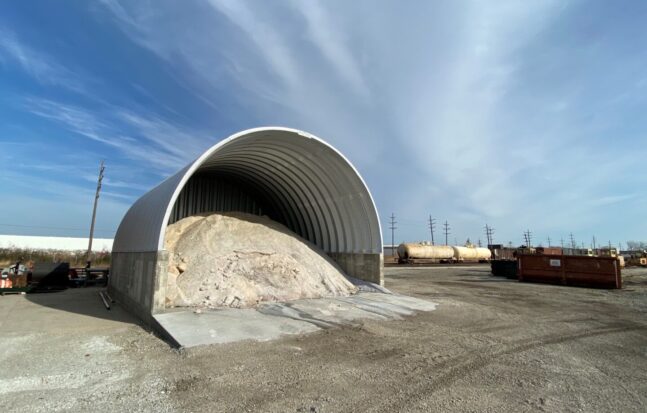 25'W X 30'L Salt Storage
