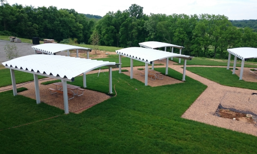 Metal Patio Canopy – Chrysalis Vineyards