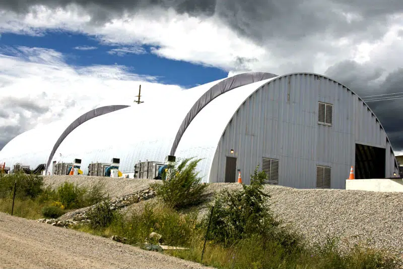 Los Alamos steel building