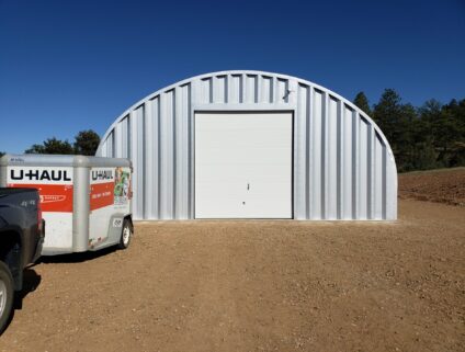 Steel Garage in Canon City, Colorado