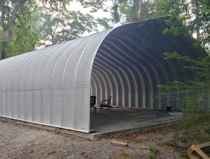 Steel Garage in Montevallo, Alabama