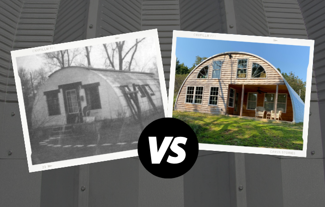 What’s the difference between a Quonset hut and a Nissen hut?